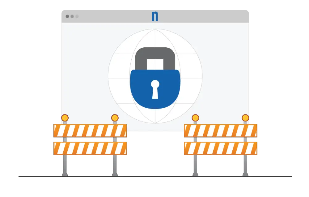 Illustration depicting access restriction for Neville Lumb